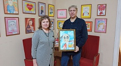 В картинной галерее  г. Фурманов открылась выставка работ детей "Колыбели"